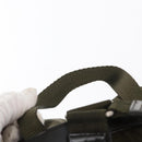 PRADA Backpack Nylon Khaki Silver Auth 159721-8