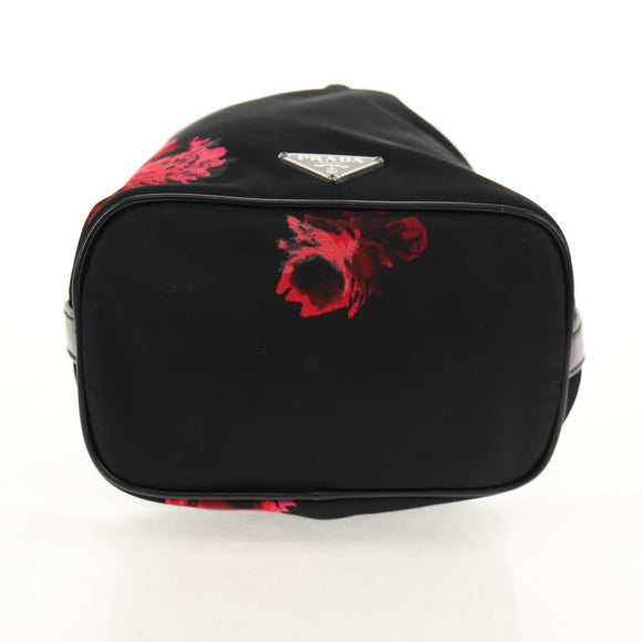 PRADA Hand Bag Nylon Black Auth 159722V
