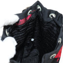 PRADA Hand Bag Nylon Black Auth 159722V-20