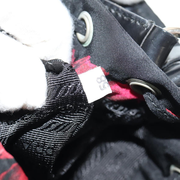 PRADA Hand Bag Nylon Black Auth 159722V