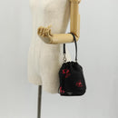 PRADA Hand Bag Nylon Black Auth 159722V-22