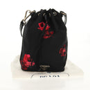 PRADA Hand Bag Nylon Black Auth 159722V-23