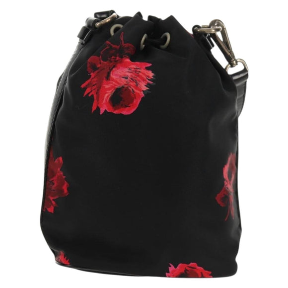 PRADA Hand Bag Nylon Black Auth 159722V