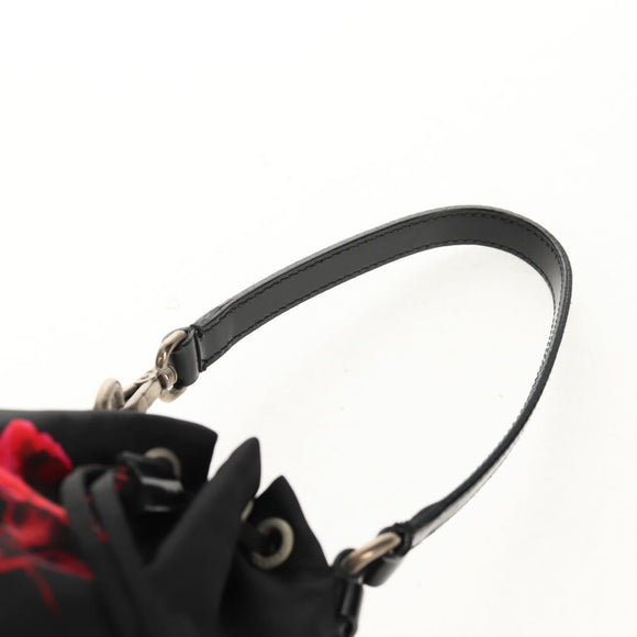 PRADA Hand Bag Nylon Black Auth 159722V