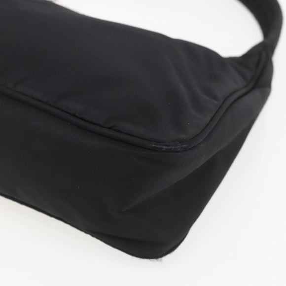 PRADA Hand Pouch Nylon Black Auth 159723
