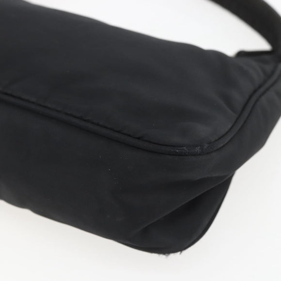 PRADA Hand Pouch Nylon Black Auth 159723