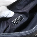 PRADA Hand Pouch Nylon Black Auth 159723-18