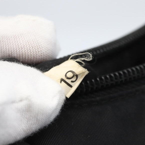 PRADA Hand Pouch Nylon Black Auth 159723