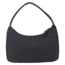 PRADA Hand Pouch Nylon Black Auth 159723-2