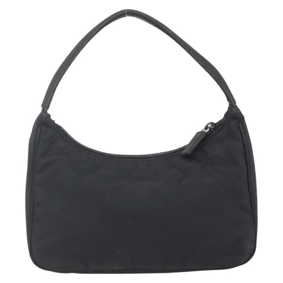 PRADA Hand Pouch Nylon Black Auth 159723