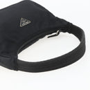 PRADA Hand Pouch Nylon Black Auth 159723-7