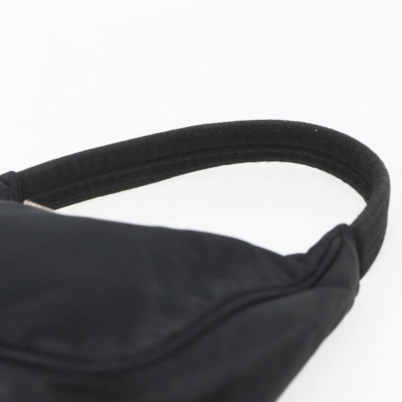 PRADA Hand Pouch Nylon Black Auth 159723