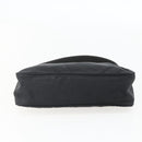 PRADA Hand Pouch Nylon Black Auth 159723-5