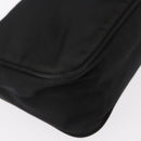 PRADA Hand Pouch Nylon Black Auth 159724-12