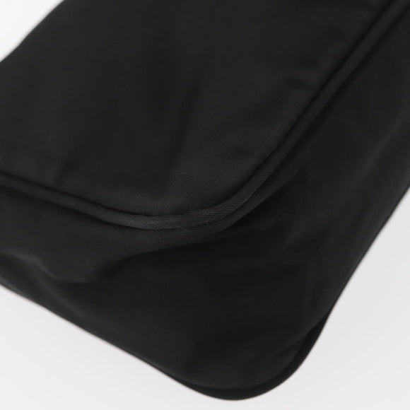 PRADA Hand Pouch Nylon Black Auth 159724