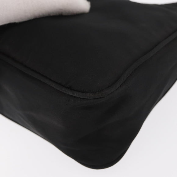 PRADA Hand Pouch Nylon Black Auth 159724