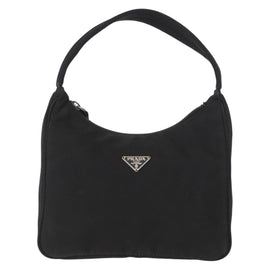 PRADA Hand Pouch Nylon Black Auth 159724 - 0