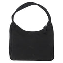 PRADA Hand Pouch Nylon Black Auth 159724-3