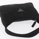 PRADA Hand Pouch Nylon Black Auth 159724-6