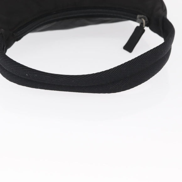 PRADA Hand Pouch Nylon Black Auth 159724