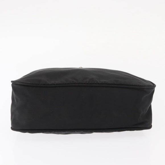 PRADA Hand Pouch Nylon Black Auth 159724
