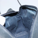 GUCCI GG Supreme Sherry Line Shoulder Bag PVC Navy Gold 75 02 004 Auth 159729-20