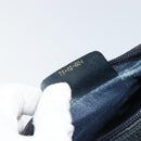 GUCCI GG Supreme Sherry Line Shoulder Bag PVC Navy Gold 75 02 004 Auth 159729-12