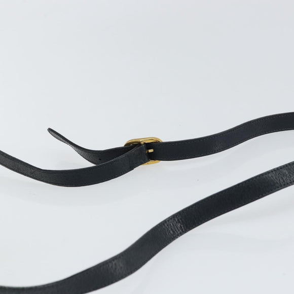 GUCCI GG Supreme Sherry Line Shoulder Bag PVC Navy Gold 75 02 004 Auth 159729