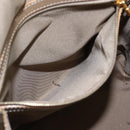 FENDI Zucchino Canvas Hand Bag Enamel Light Blue Gold Auth 159738-21