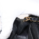 CHANEL Matelasse Chain Shoulder Bag Satin Black Gold CC Auth 159749-24