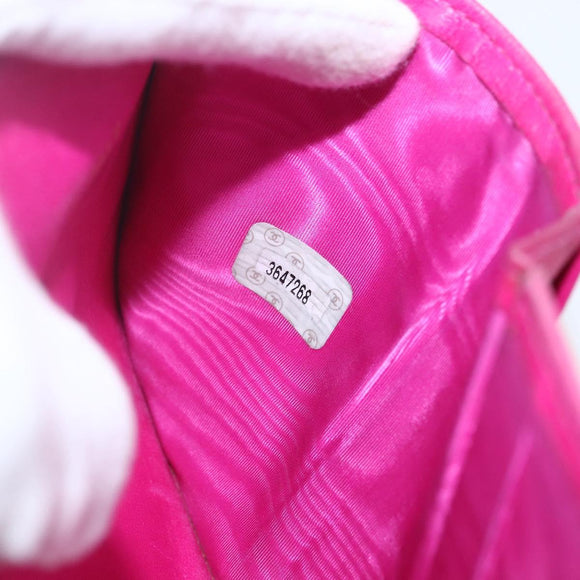 CHANEL Wallet Caviar Skin Pink Gold CC Auth 159752