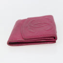 CHANEL Wallet Caviar Skin Pink Gold CC Auth 159752-4