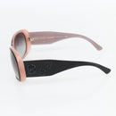 CHANEL Camelia Sunglasses plastic Black Pink CC Auth 159754-5