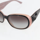 CHANEL Camelia Sunglasses plastic Black Pink CC Auth 159754-7