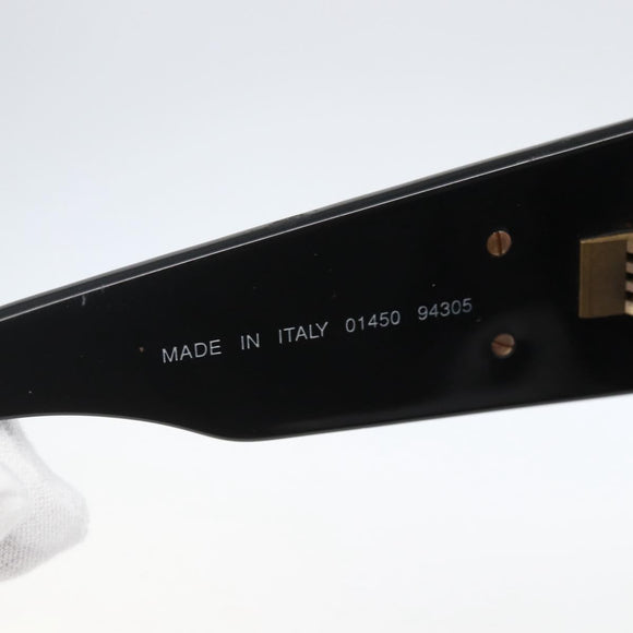 CHANEL Sunglasses plastic Black CC Auth 159755