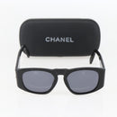 CHANEL Sunglasses plastic Black CC Auth 159755-11
