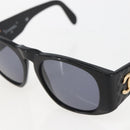 CHANEL Sunglasses plastic Black CC Auth 159755-7