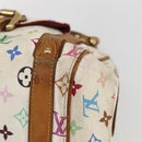 LOUIS VUITTON Monogram Multicolor Priscilla Hand Bag White M40096 Auth 159761-14