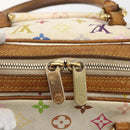 LOUIS VUITTON Monogram Multicolor Priscilla Hand Bag White M40096 Auth 159761-17