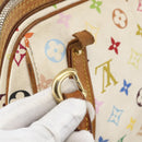 LOUIS VUITTON Monogram Multicolor Priscilla Hand Bag White M40096 Auth 159761-9