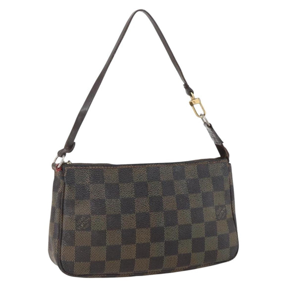 LOUIS VUITTON Damier Ebene Pochette Accessoires Pouch N41206 LV Auth 159769