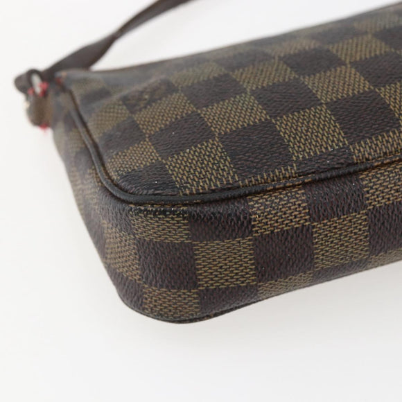 LOUIS VUITTON Damier Ebene Pochette Accessoires Pouch N41206 LV Auth 159769