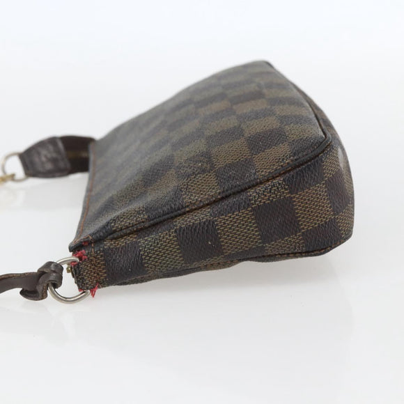 LOUIS VUITTON Damier Ebene Pochette Accessoires Pouch N41206 LV Auth 159769
