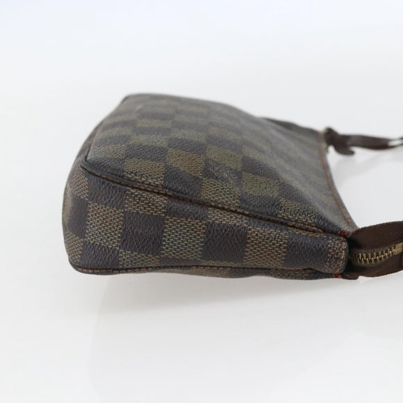 LOUIS VUITTON Damier Ebene Pochette Accessoires Pouch N41206 LV Auth 159769