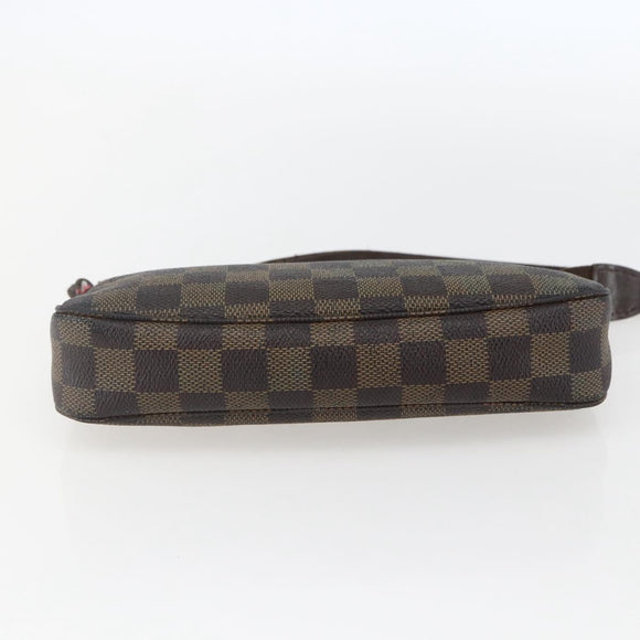 LOUIS VUITTON Damier Ebene Pochette Accessoires Pouch N41206 LV Auth 159769