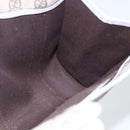 GUCCI GG Supreme Hand Bag PVC Beige Gold 203495 Auth 159773-16