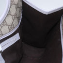 GUCCI GG Supreme Hand Bag PVC Beige Gold 203495 Auth 159773-17