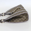 GUCCI GG Supreme Hand Bag PVC Beige Gold 203495 Auth 159773-4
