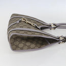 GUCCI GG Supreme Hand Bag PVC Beige Gold 203495 Auth 159773-5