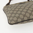 GUCCI GG Supreme Shoulder Bag PVC Beige Gold 201538 Auth 159774-15